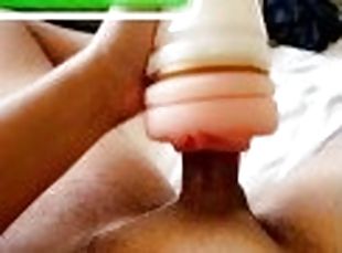 Big cock fucking toys, horny dick cum inside the pussy toy