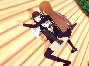 ?FUTABA SAKURA??FUTANARI 3D??MAKOTO NIIJIMA??PERSONA 5?