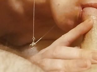 Extremely sensual blowjob by best friends petite young cheating girlfriend POV