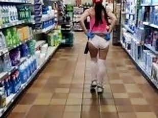 Shopping For Groceries... Join OnlyFans For More Public Flashing!!!