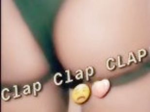 Ass Clapping At Work In The Bathroom