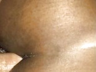 Crying ebony bitch gets first ass pounding on camera