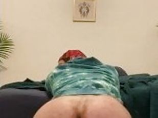 Watch me show off my hairy ass and hole