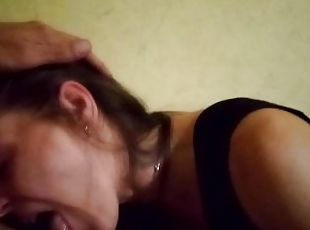 Wife sucking, creampi lips