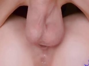 CLOSE UP YOUNG 19y asks me to Cum inside her Wet Pussy squirting all over my cock and balls