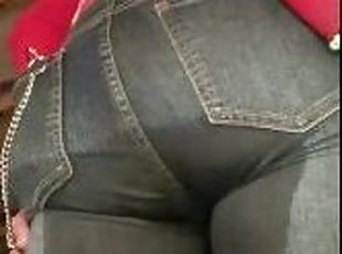 Kencing, Amateur, Seluar dalam, Ketat, "fetish", Solo, Jeans, Basah