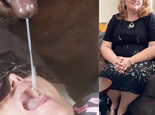 Cumshot Compilation For Mature Granny (Cum On Panties, Cum On Pussy, Cum Swallow, Cum In Mouth, Outdoor cum) Black Cock