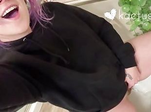 full bladder NO TOUCH cum + pee