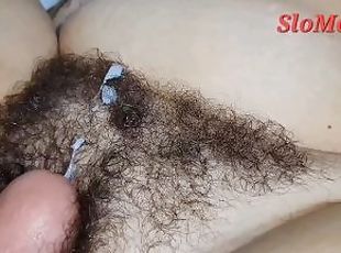 Fat hairy pussy mature milf BushyBangz cumshot