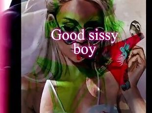 Feminization Sissyfication Sissy training - Sissy meditation on dick