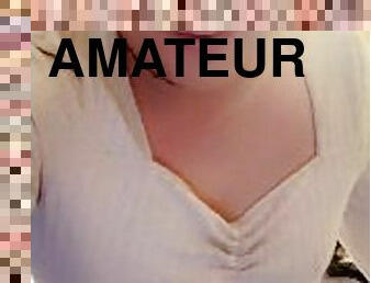 amatör, mogen, slyna, strumpor, trosor, kåt, blond, underkläder, nätstrumpor, fetisch