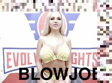 Bad Bella vs Jason Michaels - Jason wants to stuff this hot blonde babe with big tits