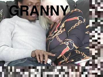 Grannylovesblack - Cold caller up in my asshole - Interracial