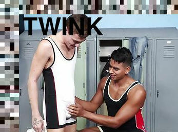 ExtraBigDicks - Twink has his huge cock sucked by a teammate