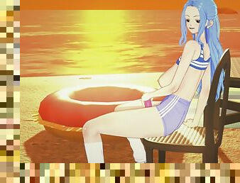 Queen Nefertari Vivi from One Piece and her dildo