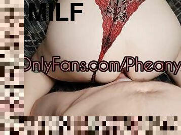 Goth MILF Fucked Doggie Style and Creampied