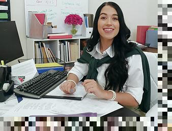 Office girl is set for one time Fetish XXX play with one of her colleagues