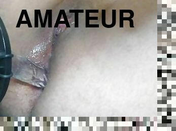 cul, poilue, masturbation, orgasme, amateur, anal, ados, jouet, joufflue, première-fois