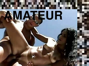 amatör, anal, avsugning, cumshot, tonåring, latinska, vintage, strand, brasilien