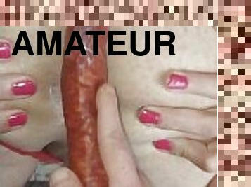 Bosnian sausage with injection of lube fuck crossdresserr