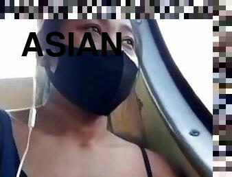 asiatisk, masturbation, publik, fitta-pussy, leksak, porrstjärna, slav, under-kjolen, smutsig, pov