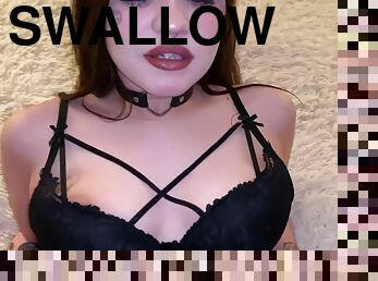 The Bitch Swallowed My Dick, Then Fucked Her And Finished In Her Pussy. POV60fps - Homemade