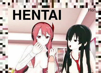 Threesome Akame and Chelsea Hentai Uncensored