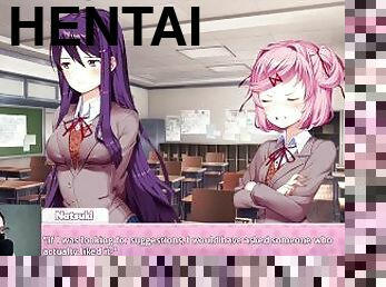 Doki Doki Literature Club! pt. 6 - Yuri and Natsuki are fighting over me!