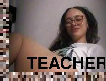 asiático, gafas, coño-pussy, colegiala-schoolgirl, profesora, amateur, anal, japonés, rubia, mona