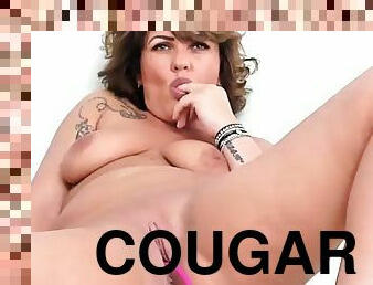 Cougar cute mom masturbation