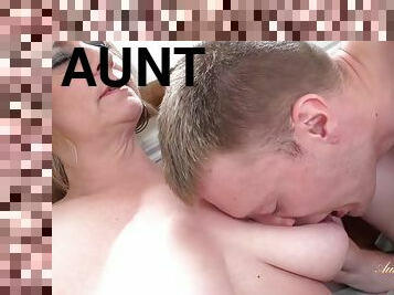 Aunt Judy's XXX - Busty MILF Landlady Nel makes a Naughty Deal with her Broke Tenant - Hd