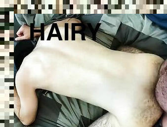 Hairy Delinquent Sucks & Fucks Older Creeps Dick