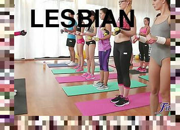 Lesbian Girls Get Physical After Lesson