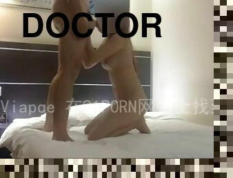 doktor, creampie, čínske, hotel