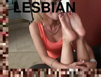 lesbisk, tonåring, fötter, fantastisk, fetisch