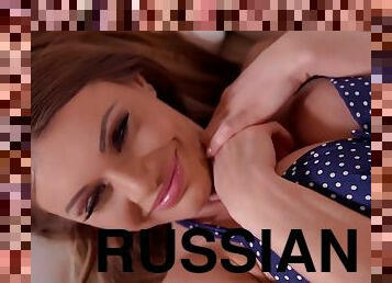 Russian Fitness Babe Kitana Lure Rubs Clit