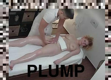 Lewd plumper hot massage sex video