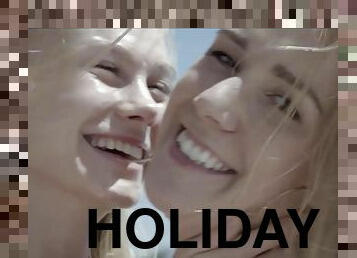 Melody Petite, Alexis Crystal & Nancy A - Holiday On Mykonos