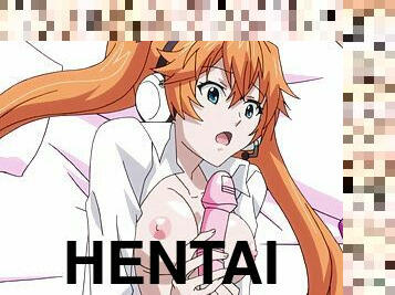 Pleasure-seeking hentai ginger girl hot xxx video