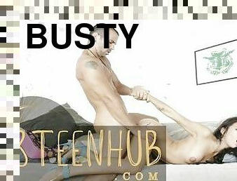 8TeenHub - Amia Miley Gets Her Meaty Young Latin Pussy Parted, Plowed And Pumped Full