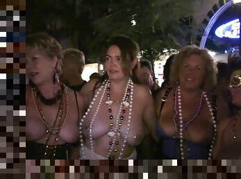 Flashing On Halloween - amateur girls public nudity