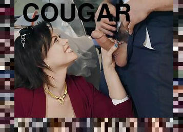 Exciting cougar Nadia White jaw-dropping porn video