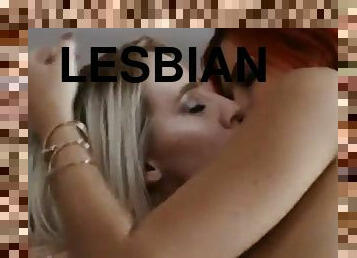 lesbisk, rödhårig, blond