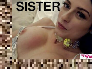 Sister with Blue Hair - POV sex video