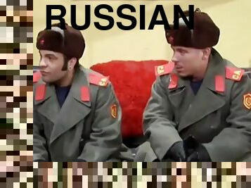 Lisa fucks 2 russian soldiers