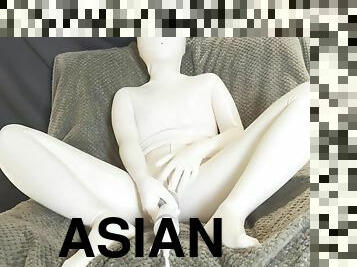 ázijské, hračky, bdsm, fetišistické, latex, sólo, zväzovanie