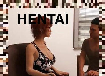 užpakalis, mažulės, mama, teta, anime, hentai, motina