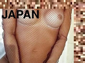 asiatisk, kone, amatør, ibenholt, milf, japans, gruppesex, sort, sluge, sperm