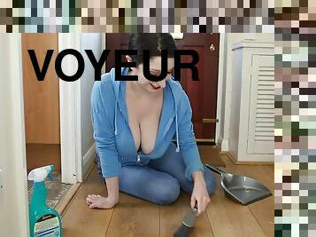 Gemma lou cleavage voyeur hd