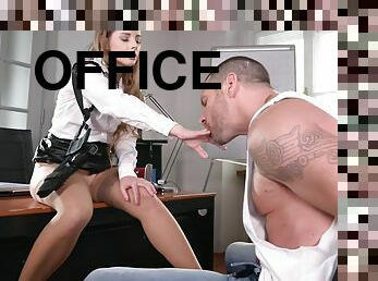 kantor, sayang, jenis-pornografi-milf, gambarvideo-porno-secara-eksplisit-dan-intens, berambut-pirang